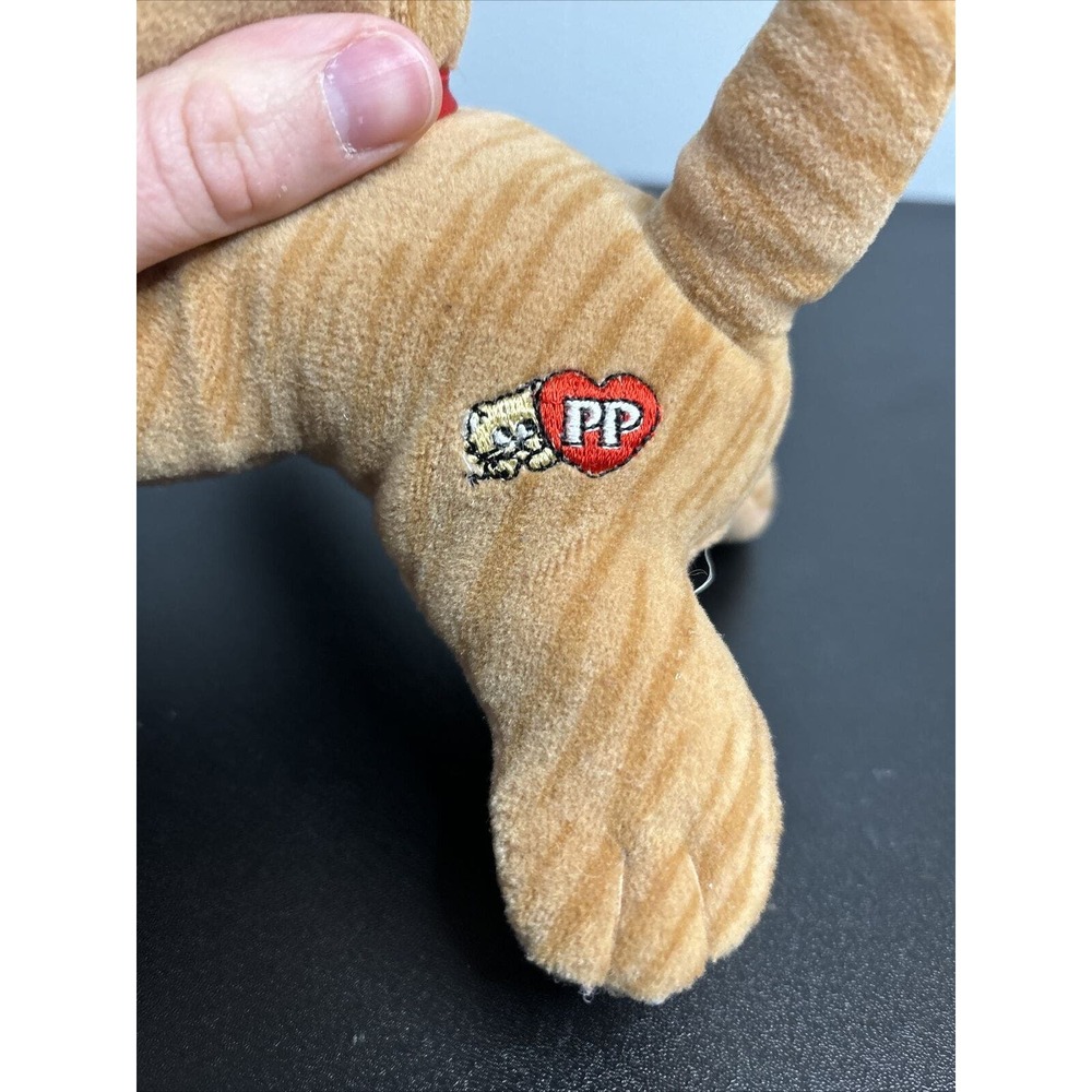 VINTAGE Tonka 1980's Pound Purries Orange Striped Tabby Cat Plush Stuffed - Picture 5 of 9